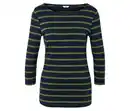 Bild 1 von Gestreiftes Shirt mit 3/4-Arm, navy-grün