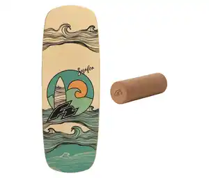 F2 Balance Board Set Pill mit Korkrolle