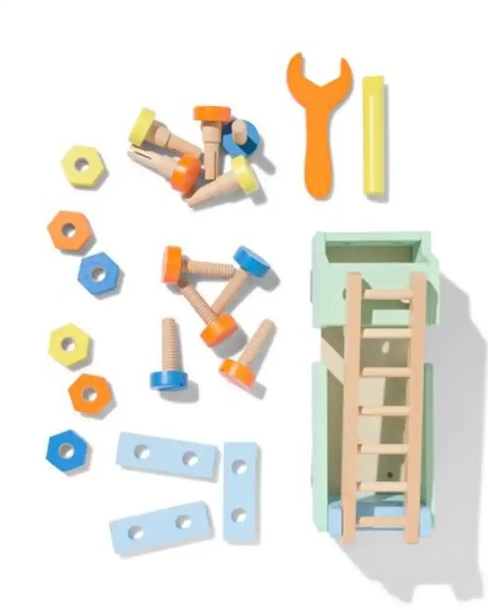 Bild 1 von Holzbauwagen 22-teilig