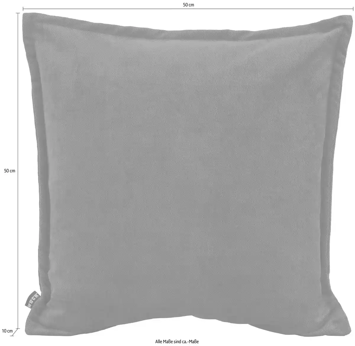 Bild 1 von H.O.C.K. Dekokissen Bizantina, Kissenhülle mit Füllung, 1 Stück, mit umlaufender Biese