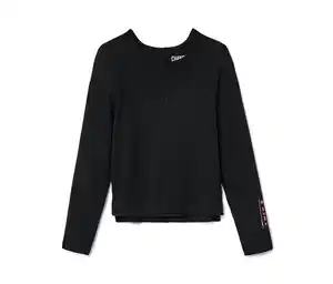 Kinder-Langarmshirt, schwarz