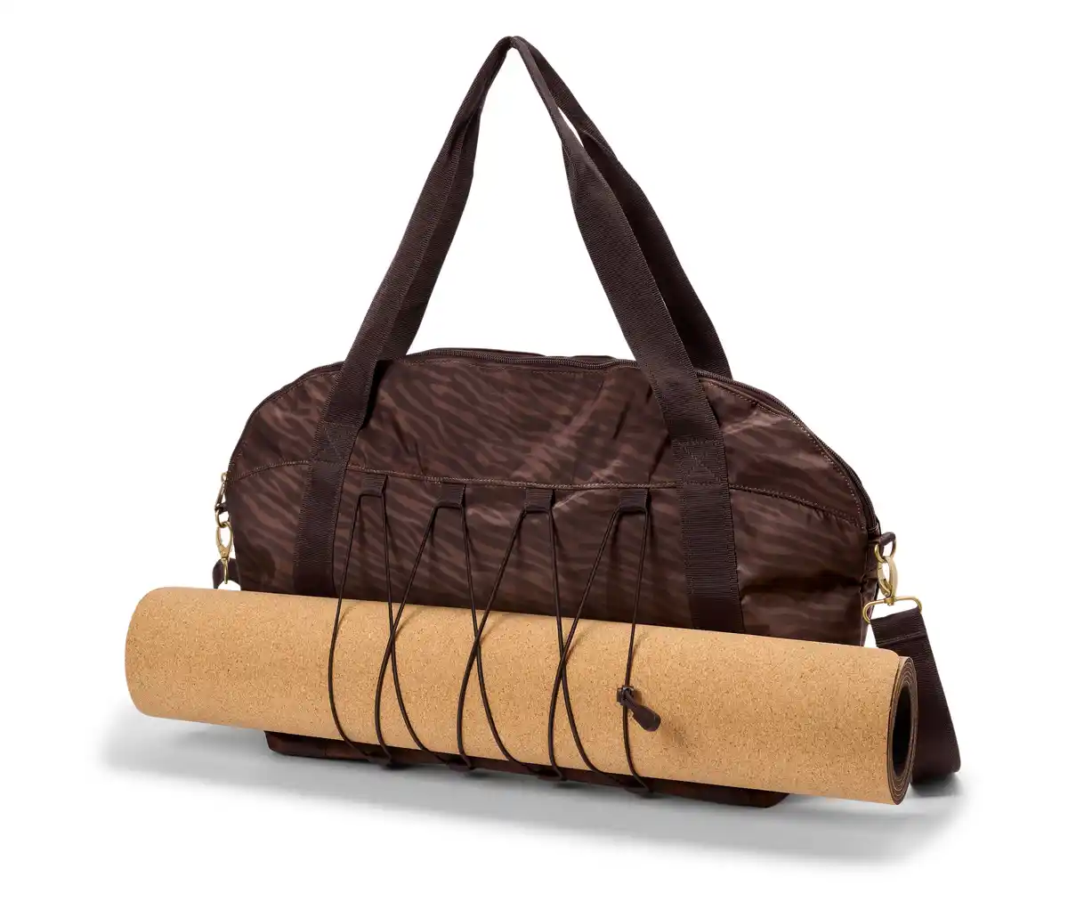 Bild 1 von Sporttasche, brauner Alloverprint