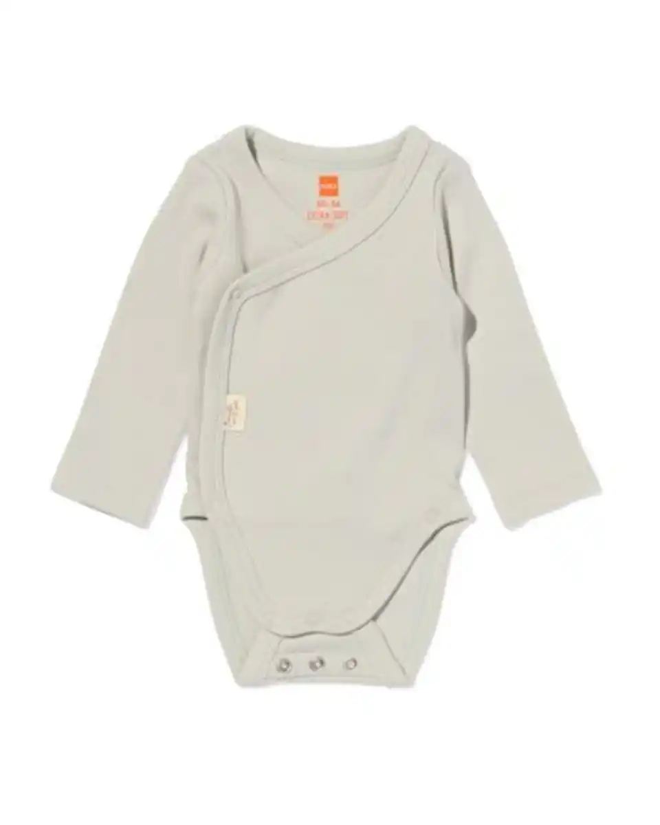 Bild 1 von Newborn Mitwachsender Wickelstrampler, gerippt hellgrün