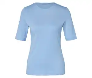 Basic Halbarmshirt, hellblau