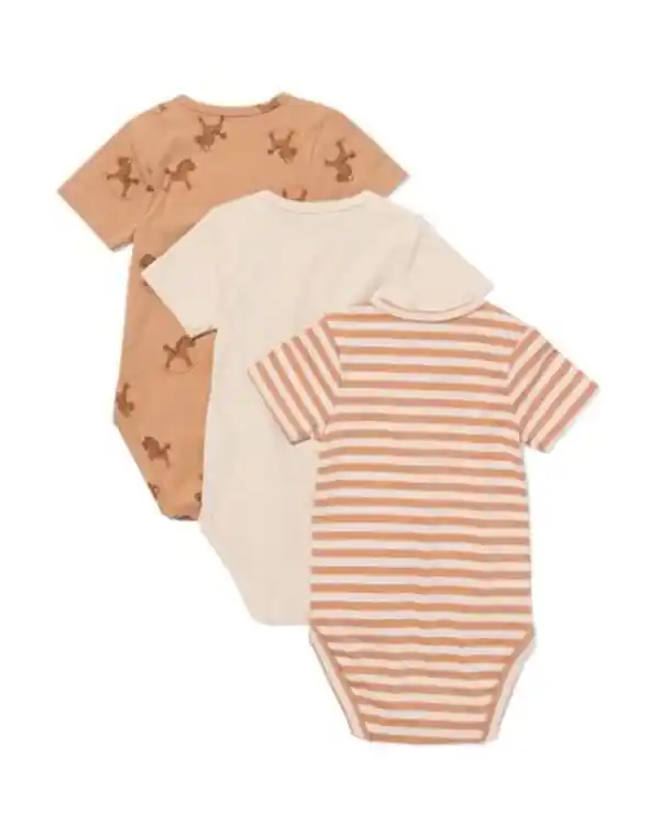 Bild 3 von Strampler Schaukelpferd - 3 Stück braun