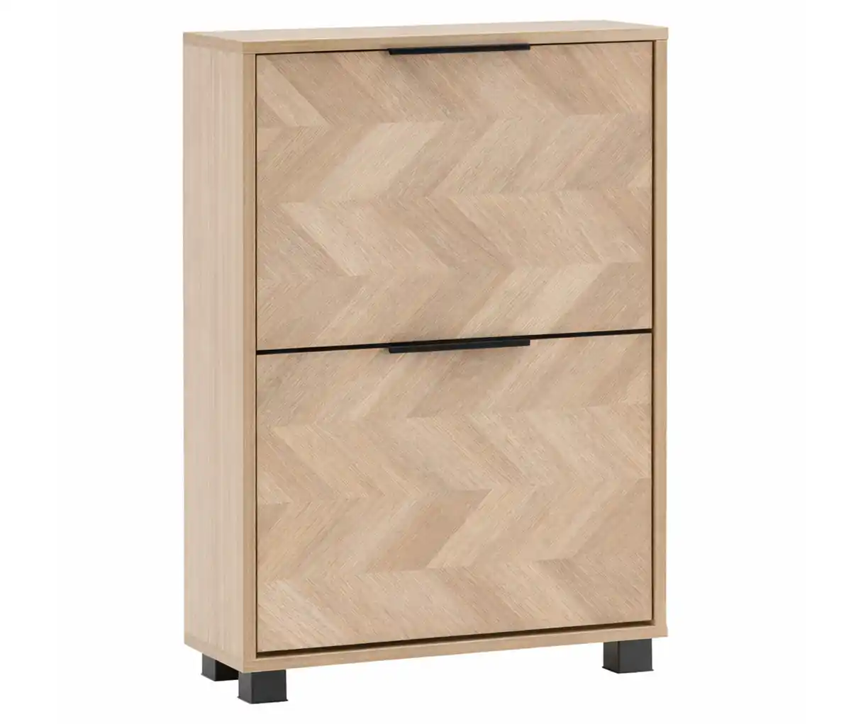 Bild 1 von Schuhkipper »Piazza«, 2 Klappen, Eichen-Dekor und Fischgräten-Dekor