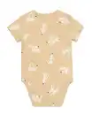 Bild 2 von Mitwachsender Baby-Strampler mit Hunden naturfarben