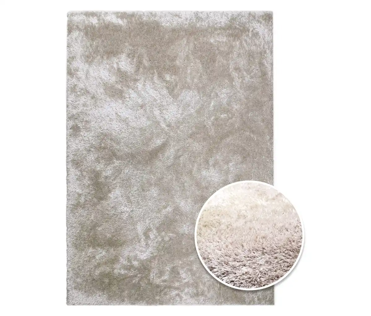 Bild 1 von Teppich »Silky«, creme, 80 x 150