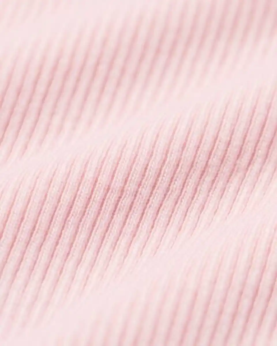 Bild 3 von Newborn Mitwachsender Wickelstrampler, gerippt hellrosa