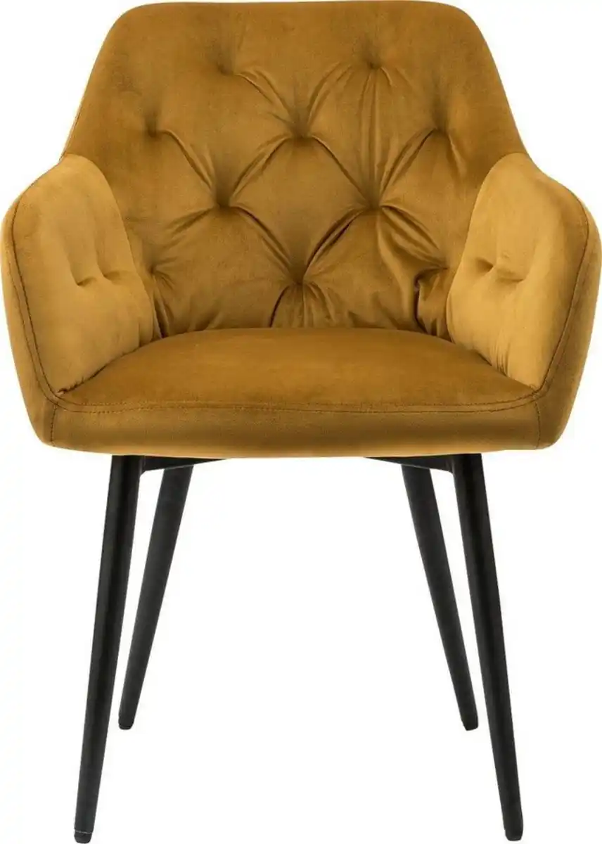 Bild 1 von SalesFever Esszimmerstuhl Coventry Komfortabler Polstertuhl im eleganten Stil, Stilvoll mit eleganter Knopfheftung