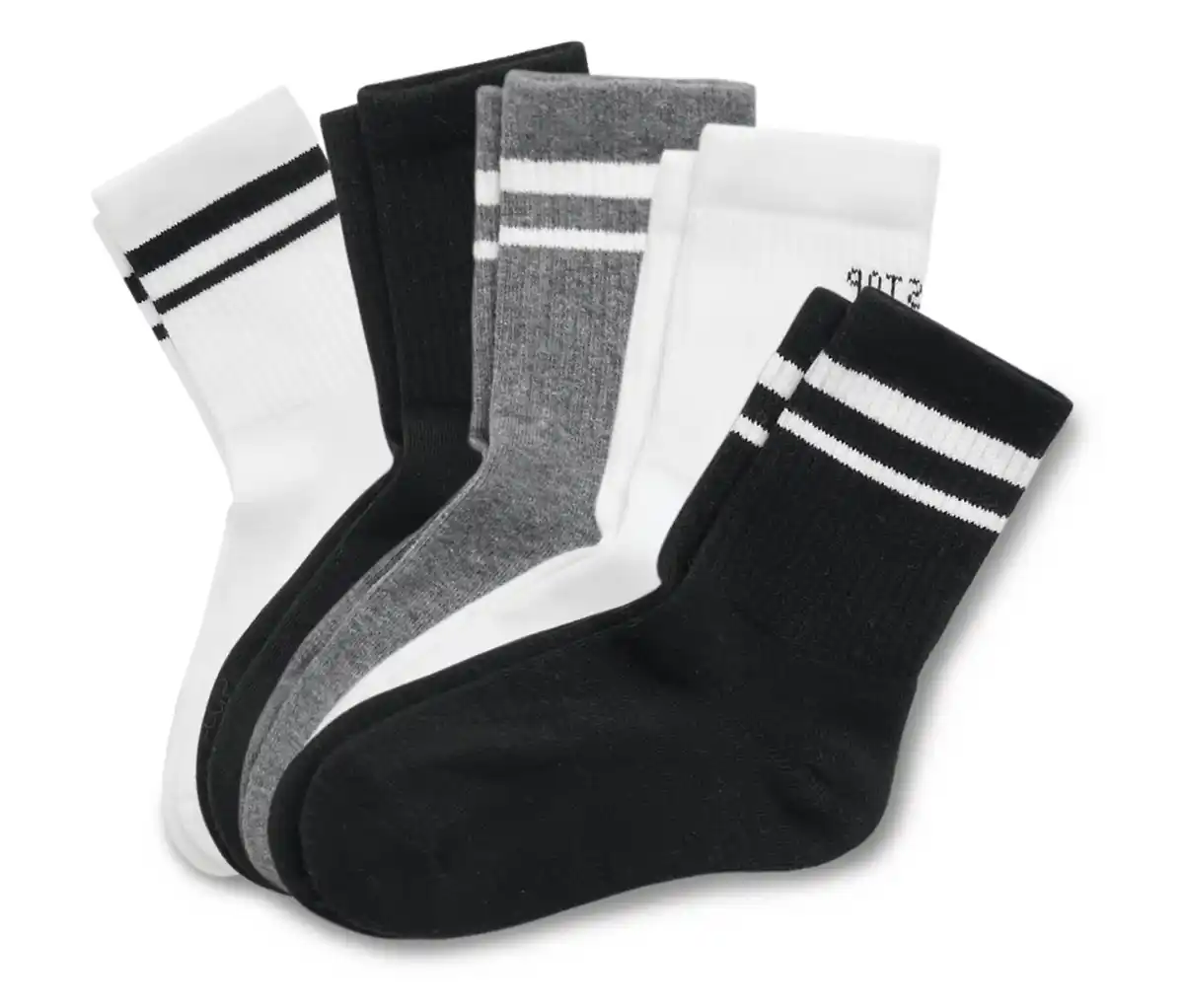 Bild 1 von 5 Paar Kinder-Tennissocken, grau