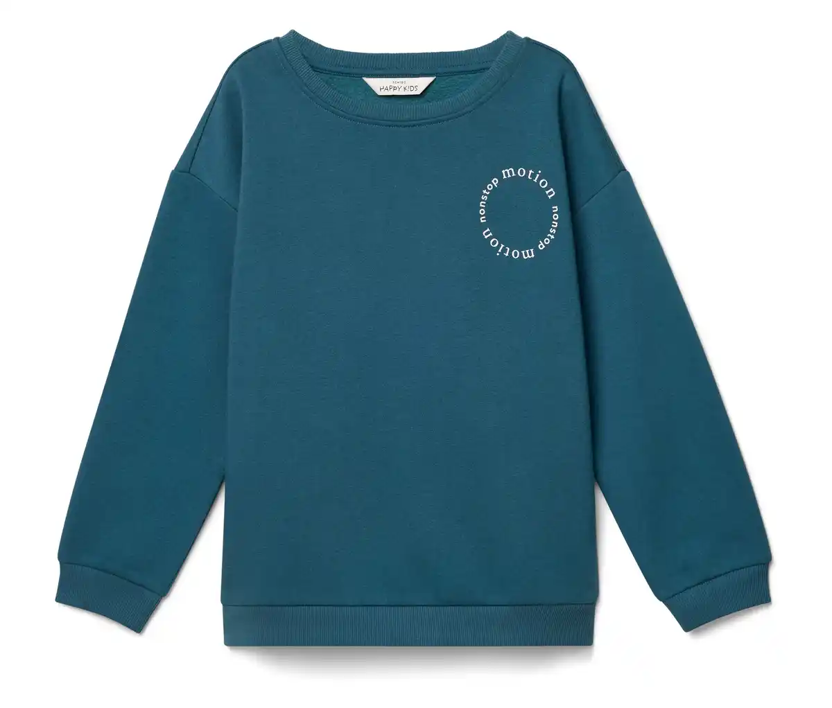 Bild 1 von Kinder-Sweatshirt mit angerauter Innenseite, blaugrün