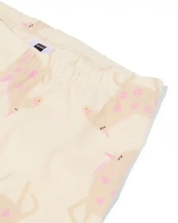 Bild 3 von Kinder-Pyjama mit Puppen-Pyjama Einhorn eierschalenfarben