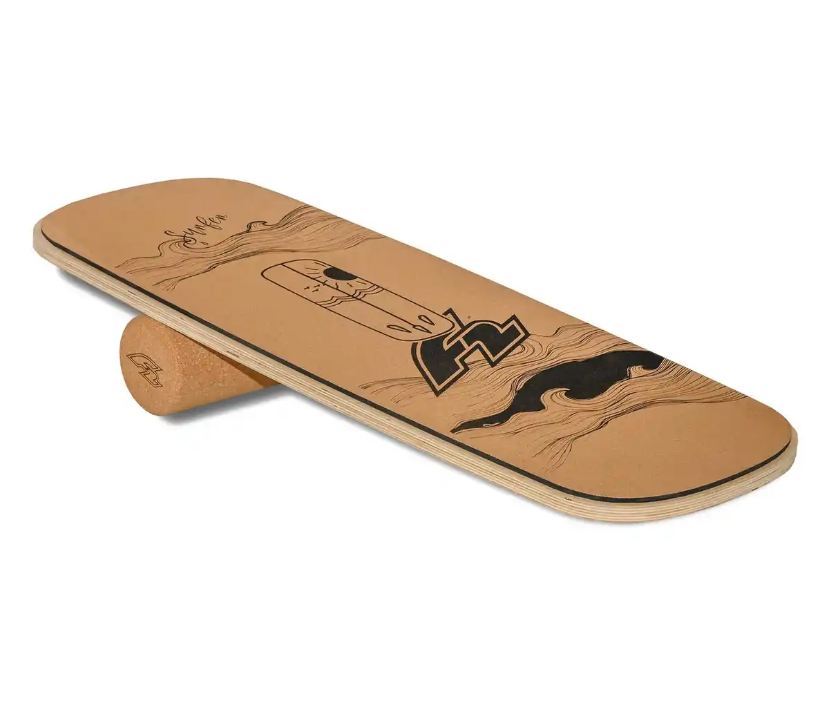 Bild 1 von F2 Cork Balance Board Set Pill mit Korkrolle