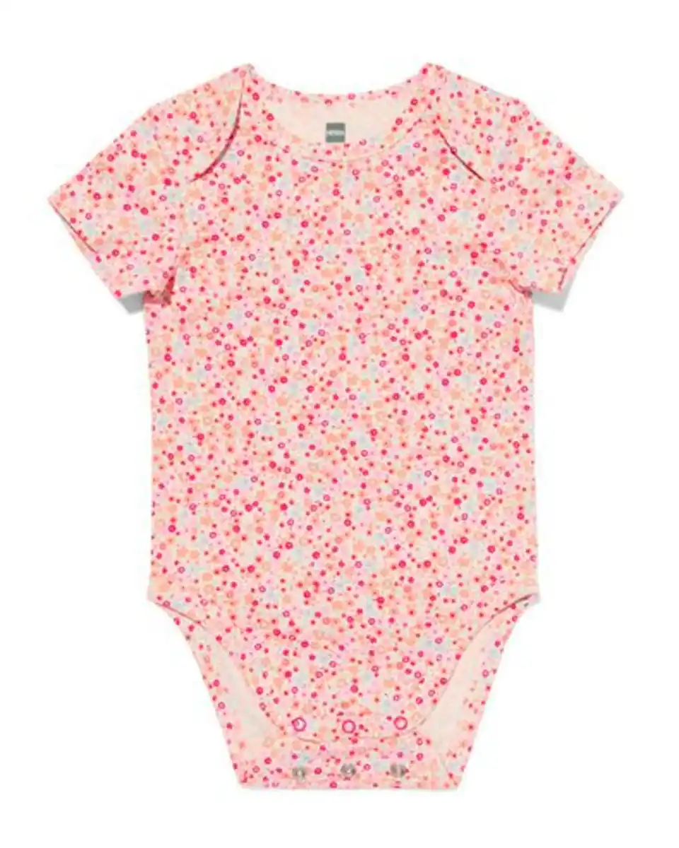 Bild 1 von Mitwachsender Baby-Strampler mit Blumen multicolor