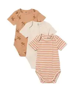 Strampler Schaukelpferd - 3 Stück braun