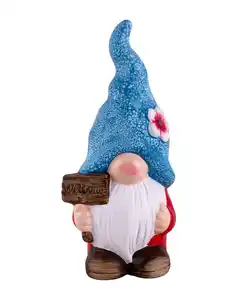 Garten Deko-Wichtel, blau