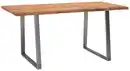 Bild 1 von Schreibtisch WL7.269 Akaziefarben/Chromfarben, Akaziefarben, Chromfarben