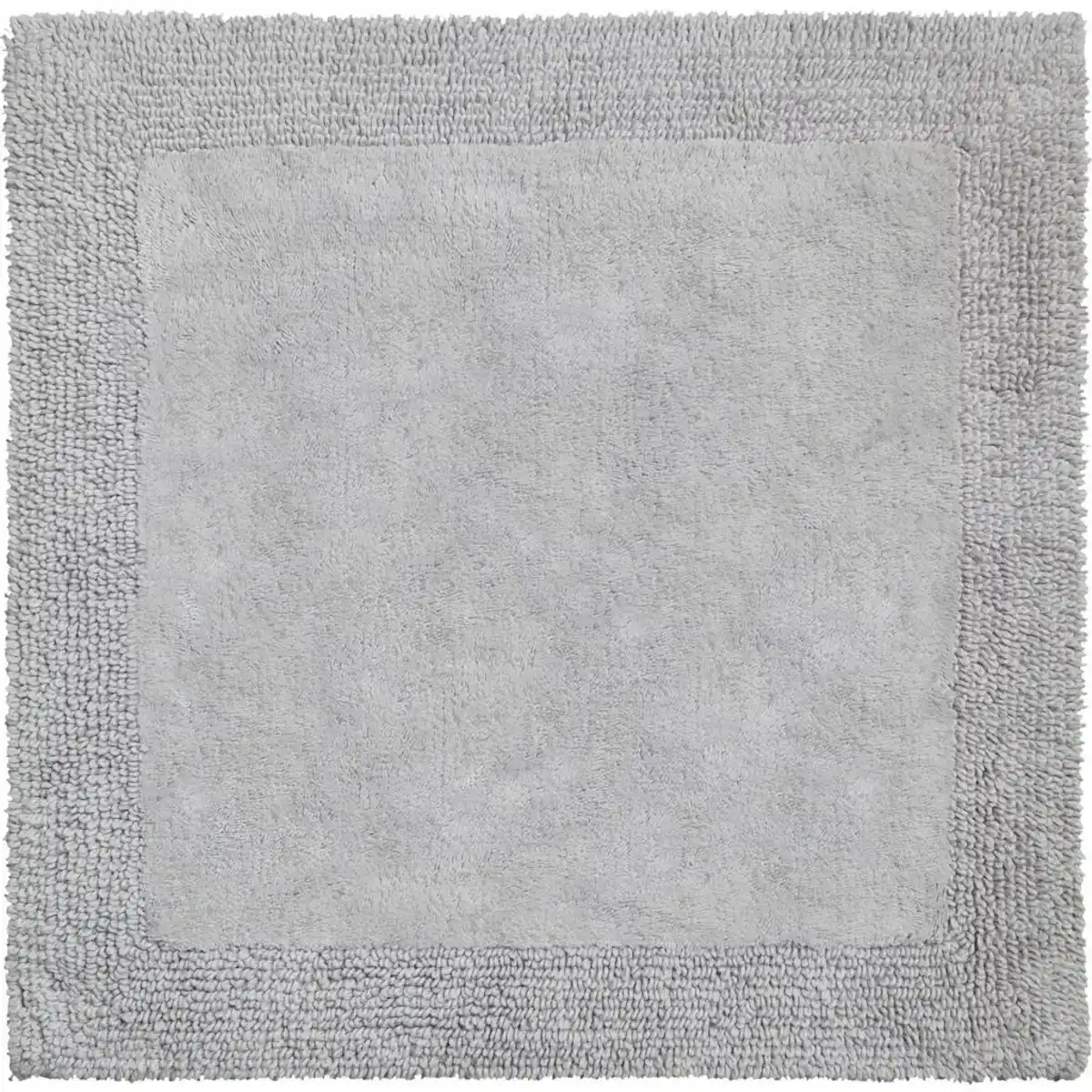 Bild 1 von Grund Bidet-Vorleger Luxor, Grau, Textil, Abstraktes, rechteckig, 60x60 cm, Oeko-Tex® Standard 100, rutschfest, Badtextilien, Badematten