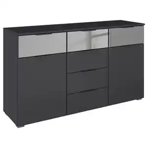 Rauch Möbel Sideboard, Grau, Metall, 6 Schublade(n) Schubladen, 120x81x42 cm, Blauer Engel, BQ - Bündnis für Qualität, Made in Germany, Wohnzimmer, Kommoden & Sideboards, Sideboards