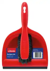 KEHRGARNITUR VILEDA -KEHRSCHAUFEL-SET, Rot