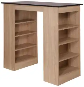 Bartisch MERLE Schwarz/Eichefarben, Schwarz, Eichefarben