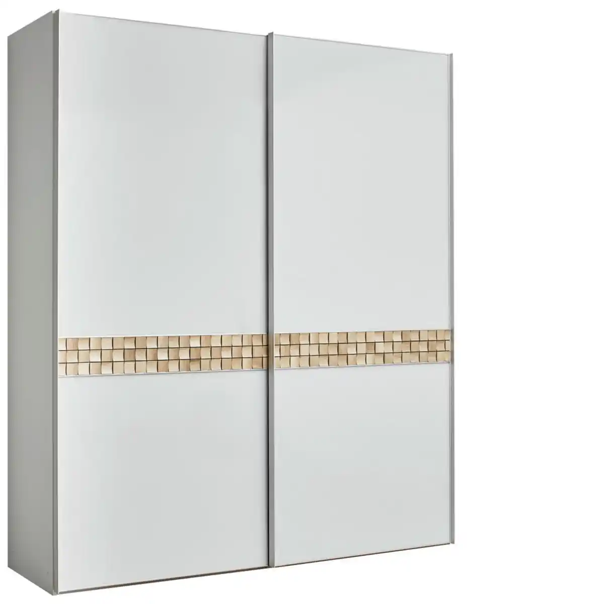 Bild 1 von Dieter Knoll Schwebetürenschrank, Grau, Eiche, Holzwerkstoff, Eiche, massiv, 4 Fächer, 222x225 cm, Blauer Engel, BQ - Bündnis für Qualität, Made in Germany, DGM-Klimapakt, Typenauswahl, Beimöbe