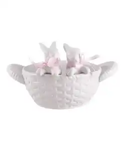 Deko-Osterkörbchen, rosa