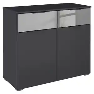 Rauch Möbel Kommode, Metall, 2 Schublade(n) Schubladen, 93x81x42 cm, Blauer Engel, BQ - Bündnis für Qualität, Made in Germany, Wohnzimmer, Kommoden & Sideboards, Kommoden