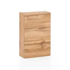 Xora Hängeschrank Bogen, Eiche Wotan, Holzwerkstoff, 2 Fächer, 40x64x20 cm, Made in Germany, hängend, Badezimmer, Badezimmerschränke, Hängeschränke