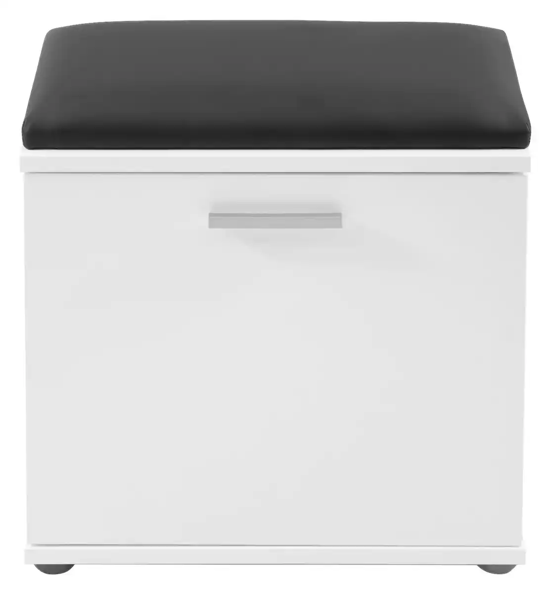 Bild 1 von Garderobenbank Jakob ca.48,5x49x30cm Weiß,Schwarz, Schwarz, Weiß