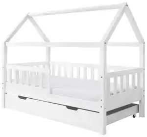 Hausbett Kay ca. 80x160 cm Weiß, Weiß