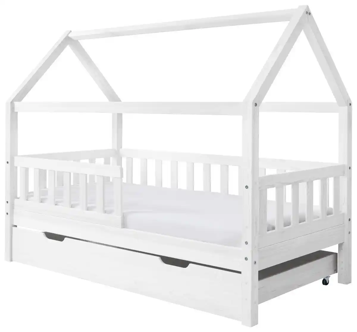 Bild 1 von Hausbett Kay ca. 80x160 cm Weiß, Weiß