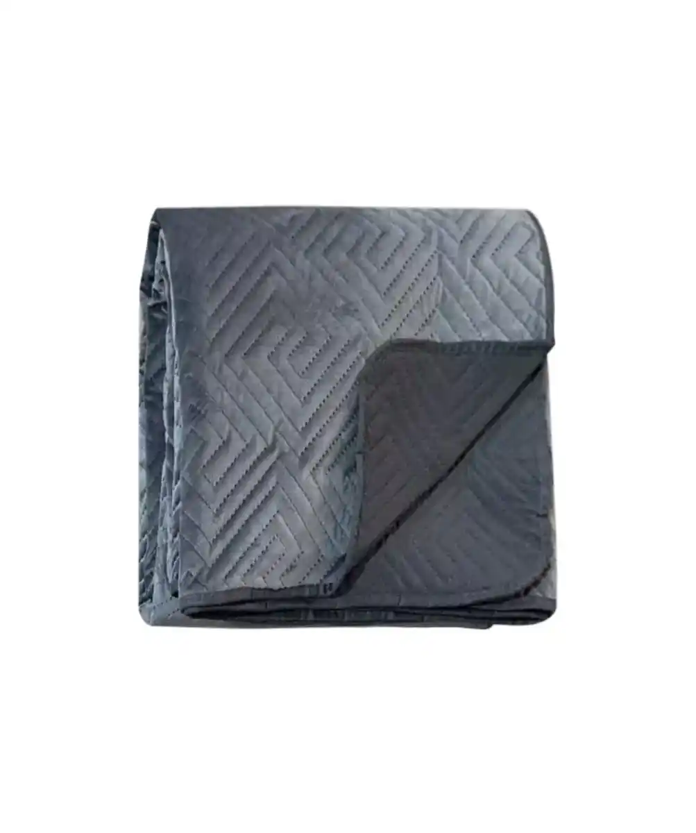 Bild 1 von Samt-Tagesdecke, anthrazit