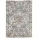 Bild 1 von Novel Vintage-Teppich, Grau, Textil, Vintage, rechteckig, 120x180 cm, ISO 9001, Textiles Vertrauen - Oeko-Tex®, Global Recycled Standard (Grs), für Fußbodenheizung geeignet, in verschiedenen Grö