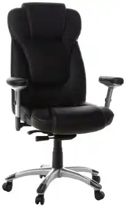 Chefsessel Embassy 200 Schwarz/Silberfarben, Schwarz, Silberfarben