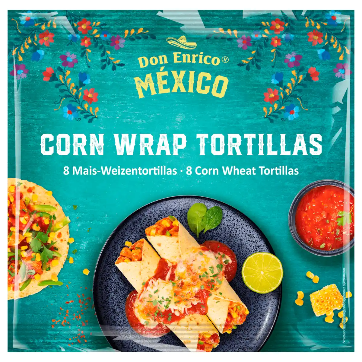Bild 1 von Don Enrico Corn Wrap Tortillas 320g