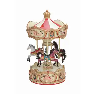 Dekospieluhr, Mehrfarbig, Kunststoff, 18x30x17 cm, Dekoration, Weihnachtsdekoration, Winterdeko