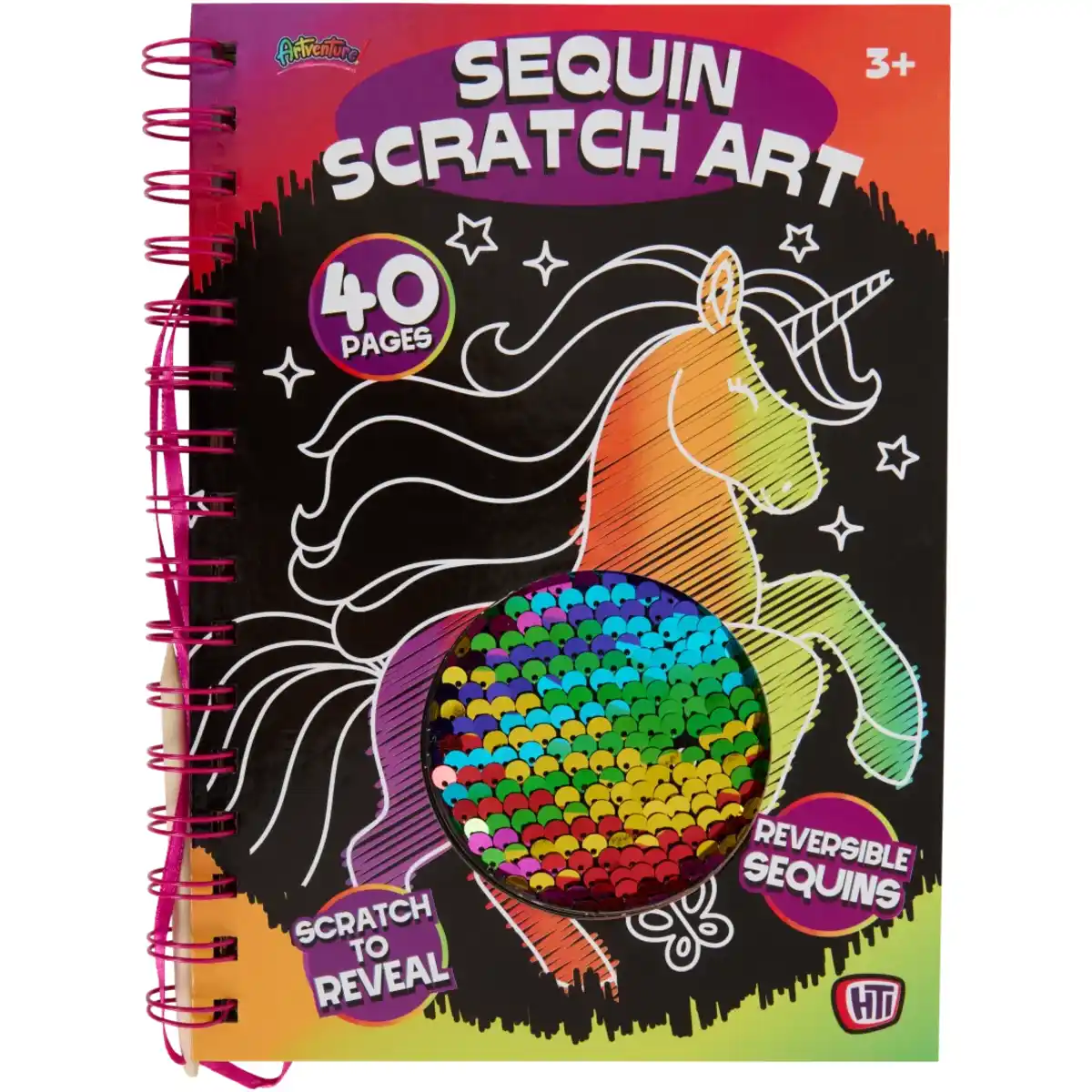 Bild 1 von Pailletten-Kratzbuch