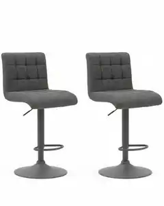 BARHOCKER-SET ERIKA H 2ER-SET, Anthrazit