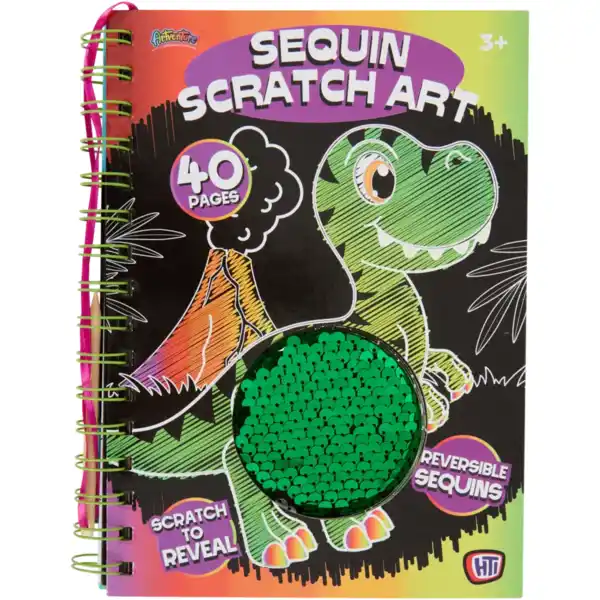 Bild 3 von Pailletten-Kratzbuch