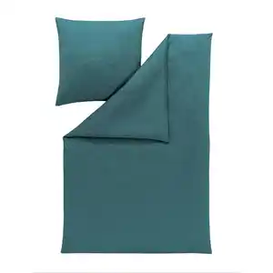 Estella Bettwäsche Atelier, Petrol, Textil, Uni, 135x200 cm, pflegeleicht, atmungsaktiv, hautfreundlich, weiche und anschmiegsame Oberfläche, Schlaftextilien, Bettwäsche, Bettwäsche, Jersey-Bettw
