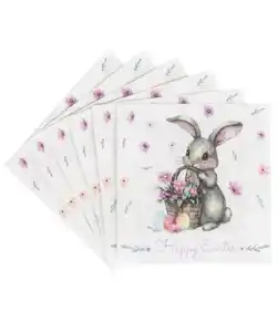 Servietten Osterhase, bunt