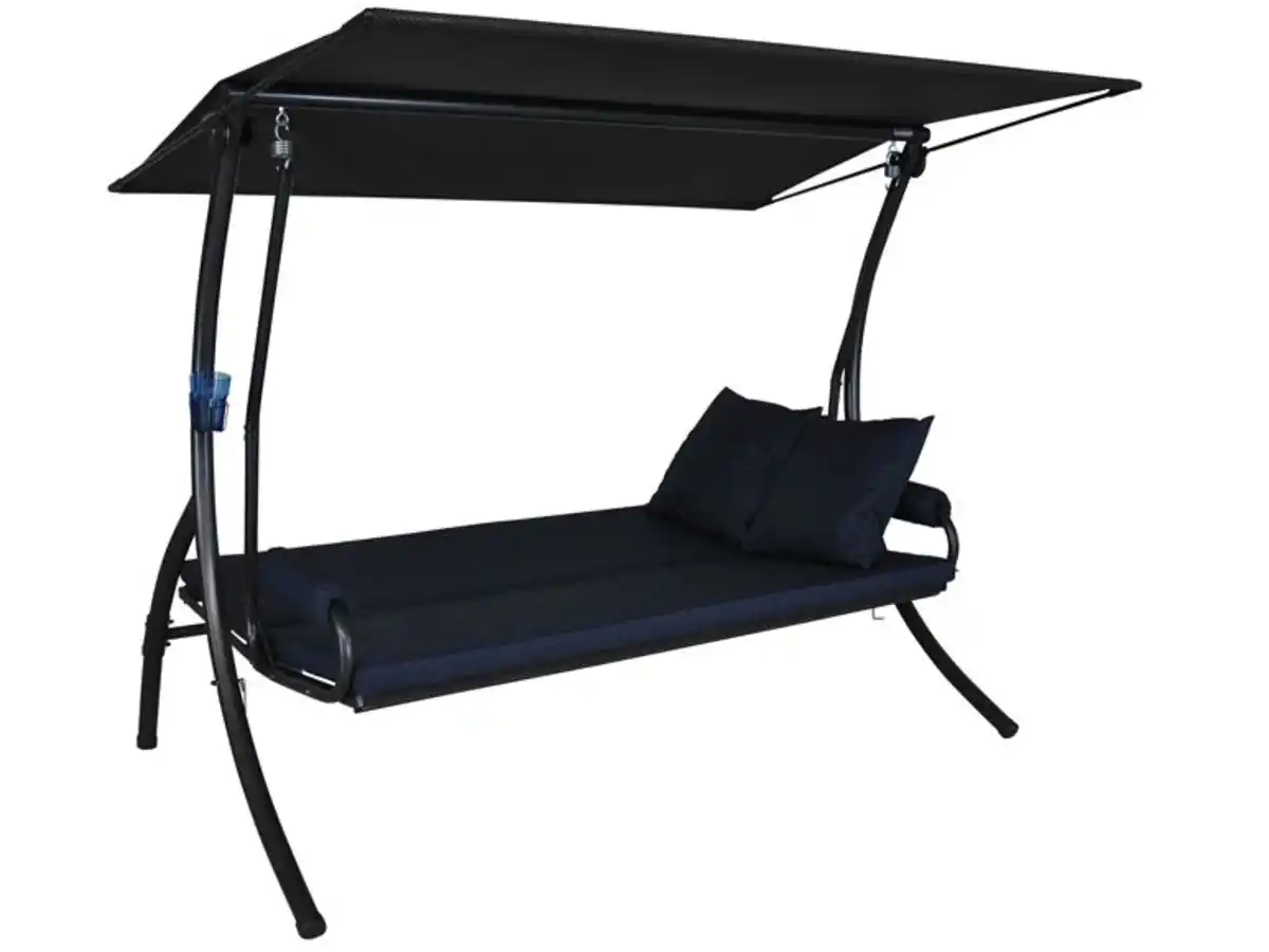 Bild 1 von Angerer Hollywoodschaukel »WAVE«, 3-Sitzer (Blau)