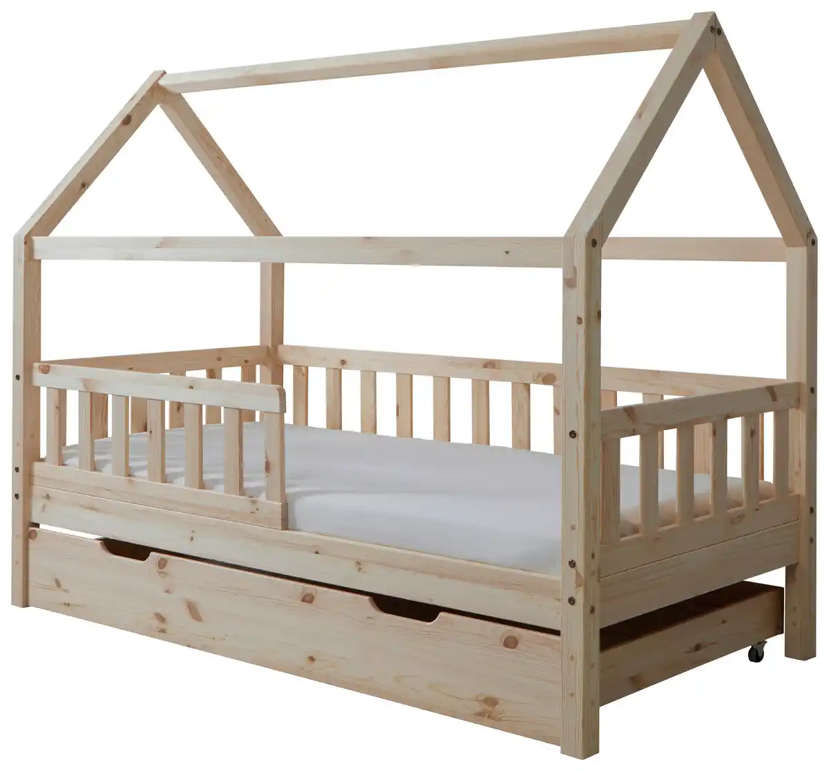 Bild 1 von Hausbett Kay ca.80x160 cm Kiefer Natur, Naturfarben