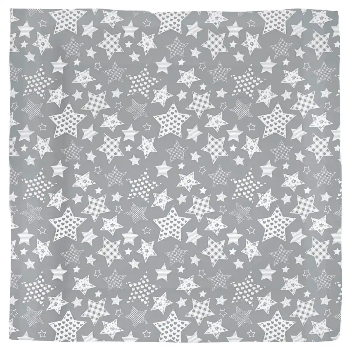 Bild 1 von My Baby Lou Krabbeldecke, Grau, Textil, Stern, Füllung: Polyester, 100x5x100 cm, Oeko-Tex® Standard 100, pflegeleicht, atmungsaktiv, luftdurchlässig, Spielzeug, Babyspielzeug, Spieldecken