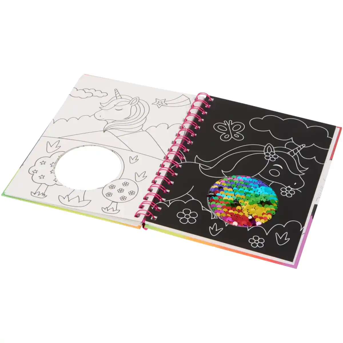 Bild 2 von Pailletten-Kratzbuch