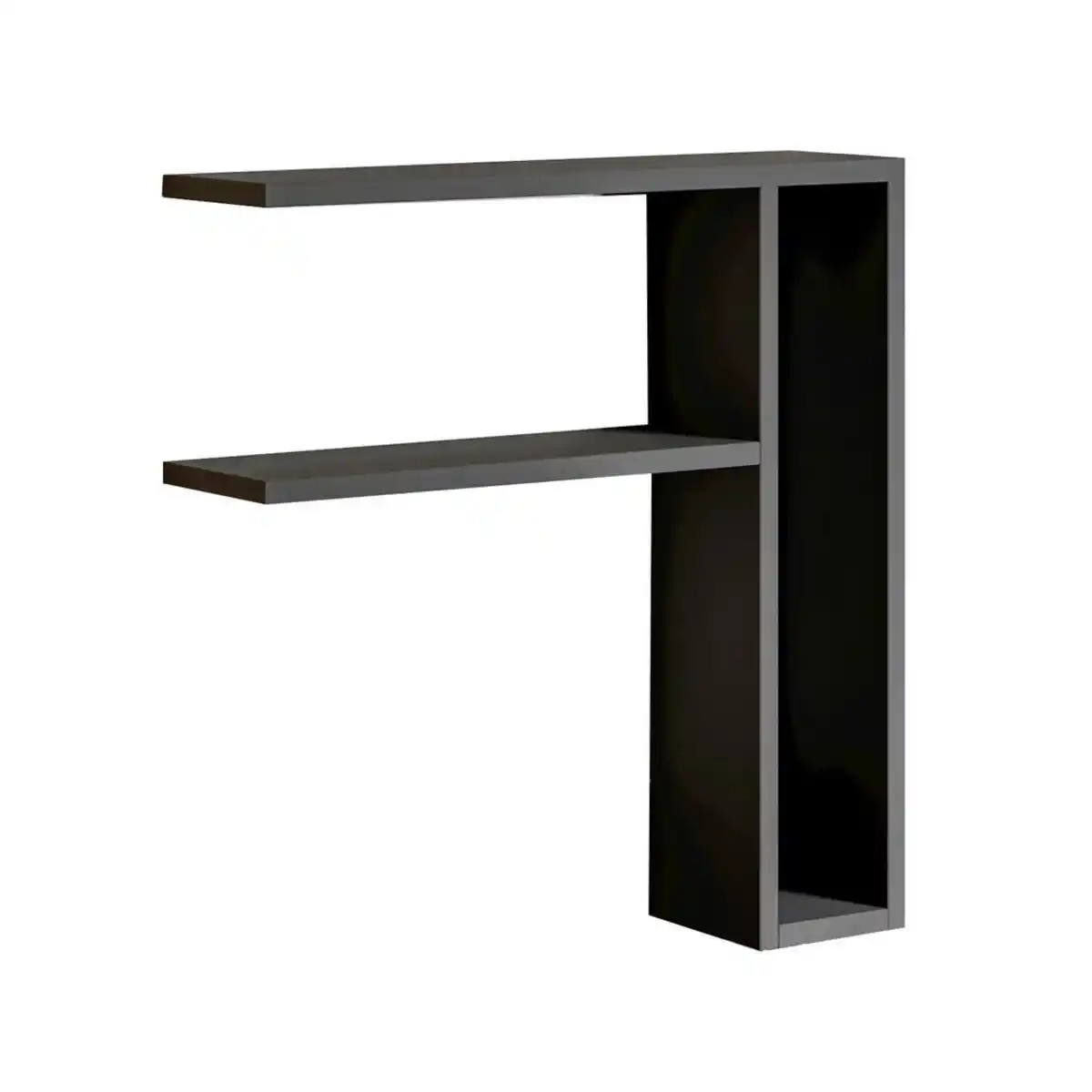 Bild 1 von Livetastic Wandregal Tiny Wandregal, Anthrazit, Holzwerkstoff, Uni, 2 Fächer, 60x62x15 cm, Küchen, Küchenmöbel, Küchenregale