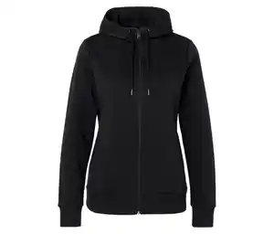 Sweatjacke, schwarz