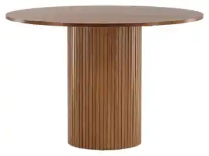 Esstisch Bianca Ø ca. 110 cm Walnussfarben, Walnussfarben